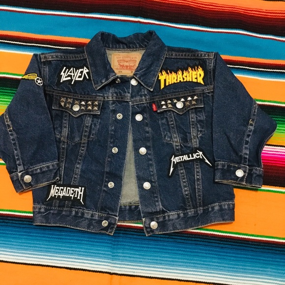 Levi's Other - Kids Heavy Metal Studded Levi’s Battle Jacket